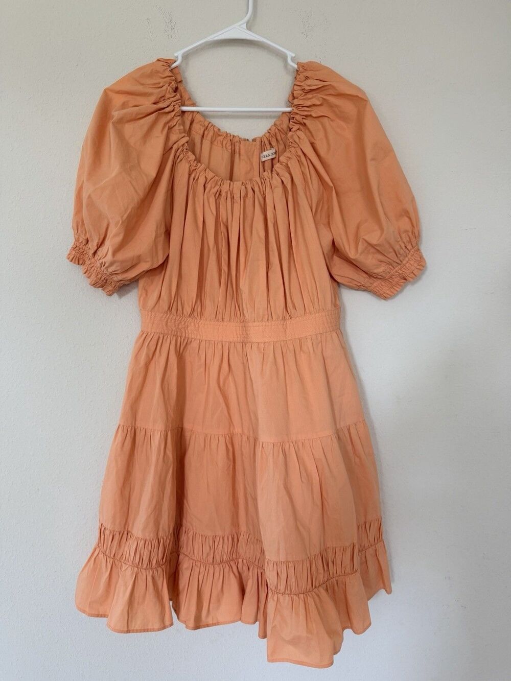 NWOT Ulla Johnson Celia Mini Dress Size 6 Boho Preppy Romantic Luxury Pockets